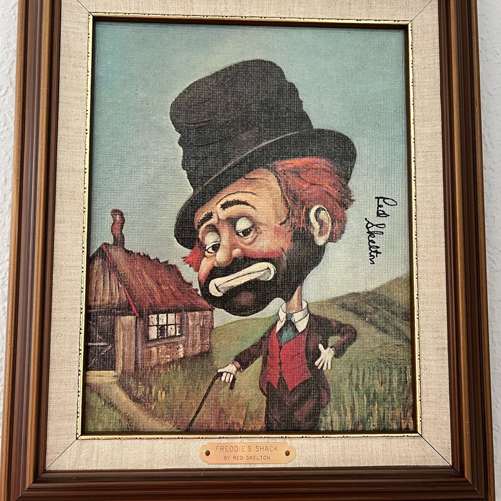 Red Skelton Limited Edition Art painting “Freddie’s Shack”